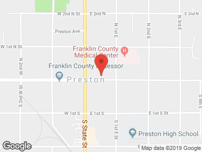 preston-idaho map